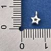 925 Sterling Silver Cubic Zirconia Charms STER-Q005-01B-A-3
