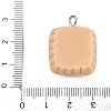 Opaque Resin Pendants RESI-S016-01C-3