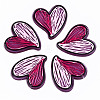 Transparent Acrylic Pendants KY-T022-34-1