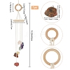 Ring Wind Chimes HJEW-WH0021-29A-3