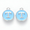 Platinum Plated Alloy Enamel Charms LS-ENAM-S118-04T-P-1
