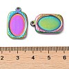 Ion Plating(IP) 304 Stainless Steel Pendant Cabochon Settings STAS-K267-02RC-3