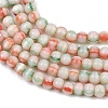 Glazed Porcelain Beads Strands PORC-P034-2mm-01-4