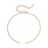 304 Stainless Steel Cable Chain and Satellite Chain Bracelet Making AJEW-JB01479-1