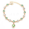 Alloy Rhinestone Charm Bracelets FS-WG1766B-10-1