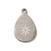 Bohemian Style 304 Stainless Steel Pendant STAS-M314-03G-P-1