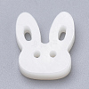Bunny Natural Freshwater Shell Beads X-SHEL-T007-18-4