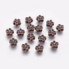 Tibetan Style Alloy 3D Flower Beads RLF0476Y-1