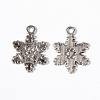 Tibetan Style Alloy Snowflake Pendants EA115Y-1