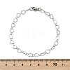 Tarnish Resistant 304 Stainless Steel Chain Bracelets BJEW-P236-07P-5