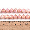 Anti-Tarnish Electroplate Glass Beads Strands GLAA-N010-8mm-08-4