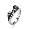 Titanium Steel Frog Finger Rings PW-WGF4234-07-1