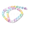 Macaron Color Natural Selenite Beads Strands G-B102-A01-02-2