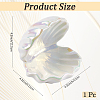 Shell Shape Porcelain Jewelry Plate AJEW-WH20080-08A-2