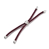 Twisted Nylon Cord Silder Bracelets DIY-B066-03P-19-1