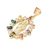 Religion Brass Pave Cubic Zirconia Pendants CU-CBA83A6-01A-G01-2