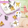 40Pcs 4 Colors Alloy Beads FIND-CJ0005-32-3