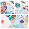 20Pcs 10 Colors Adhesive Wax Seal Stickers DIY-TA0003-49-22