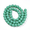 Opaque Glass Beads Strands GLAA-T032-P8mm-MD12-2