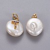 Natural Cultured Freshwater Pearl Pendants KK-L187-B-01T-2