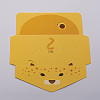 Animal Cartoon Greeting Cards DIY-WH0161-08-1