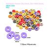1120Pcs 8 Colors Handmade Polymer Clay Beads CLAY-YW0001-14E-3
