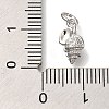 Rack Plating Brass Micro Pave Cubic Zirconia Charms KK-I720-55P-3