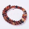 Natural Agate Beads Strands G-G580-8mm-26-2