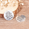 Tibetan Style Alloy Quote Pendants PALLOY-CJ0006-01-6