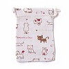 Burlap Kitten Packing Pouches LS-ABAG-I001-10x14-03-1