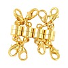 12Sets Brass Magnetic Clasps Converter KK-FS0001-95G-3
