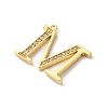 Rack Plating Brass Micro Pave Cubic Zirconia Pendant KK-H449-76G-12-2