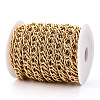 Aluminium Two Tone Rhombus Link Chains CHA-N004-05G-2
