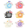 10Pcs Opaque Resin Connector Charms RESI-YW0006-07-2