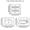 Display Card Carbon Steel Cutting Dies Stencils DIY-WH0309-1959-6