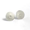 Tarnish Resistant 304 Stainless Steel Stud Earring Settings STAS-D431-23-2