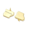 Brass Pendants KK-D229-22I-G-2