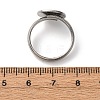 Adjustable 304 Stainless Steel Finger Rings Components STAS-L193-P01-12mm-3