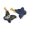 Dyed Natural Lapis Lazuli Pendants GG-CBA19F2-01G-09-2