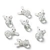 Handmade Bunny Lampwork Beads LS-LAMP-P051-J01-1