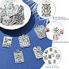24Pcs 12 Styles Resin Imitation Turquoise Pendants FIND-CJ0003-52-3