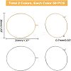 100Pcs 2 Colors 316 Surgical Stainless Steel Wine Glass Charms Rings STAS-UN0028-95B-5