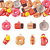 16Pcs 8 Styles Baking Paint Alloy Pendants FIND-TA0009-64-1