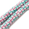 Polymer Clay Beads Strands CLAY-H006-02C-1