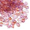 Gradient Color Transparent Glass Beads GLAA-B026-01K-1