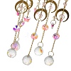 Natural Rose Quartz Chips Hanging Suncatcher GG-CBAB970-01B-3