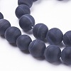 Natural Black Striped Agate/Banded Agate Beads Strands LS-G-F520-50-8mm-1