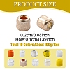 100G 10 Colors Glass Seed Beads SEED-YW0002-89A-3