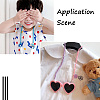 4Pcs 4 Colors Eyeglasses Chains AJEW-BY0001-03-6