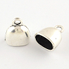 Tibetan Style Dome Alloy Cord Ends TIBEP-Q053-01AS-NR-1